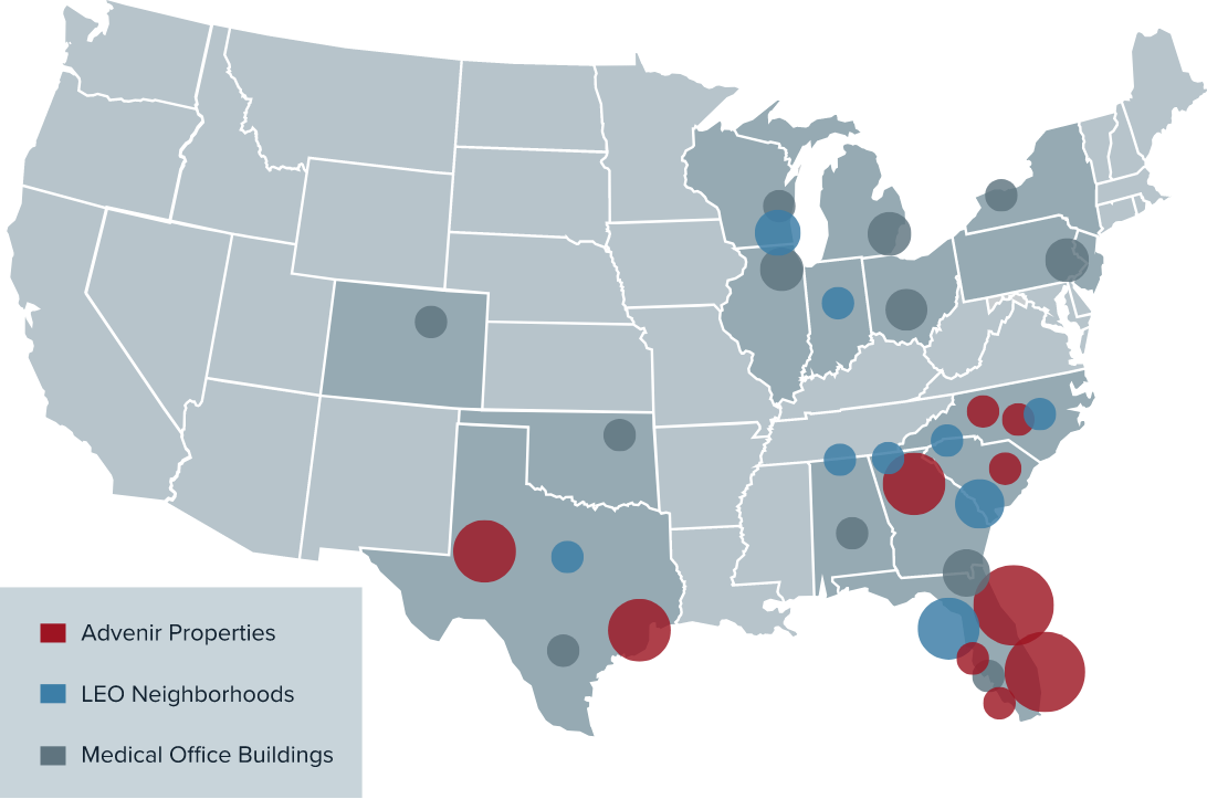Advenir Property Map